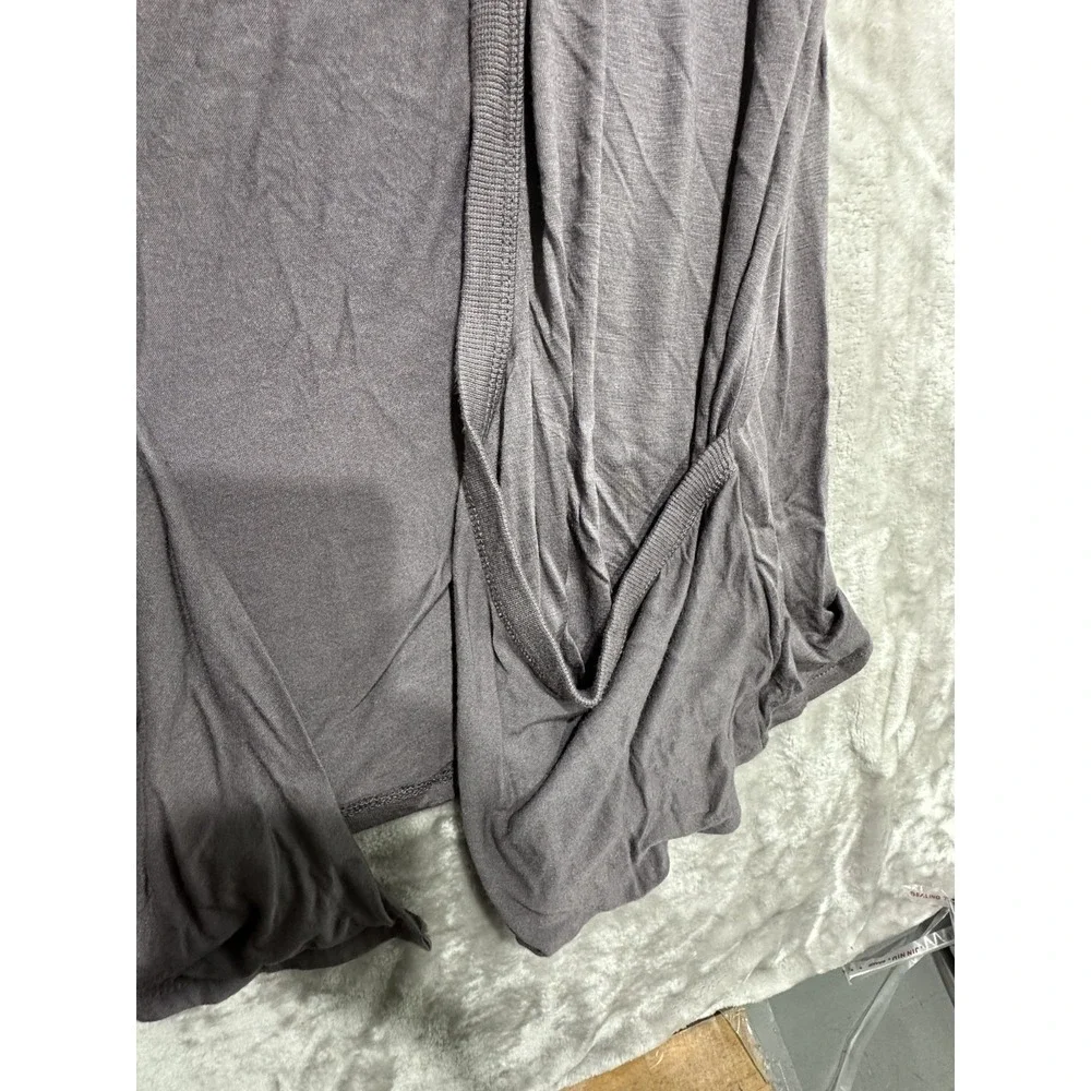 Metaphor‎ Sweater Women's Size XL Gray Open Cardigan 3/4 Sleeve Soft EUC